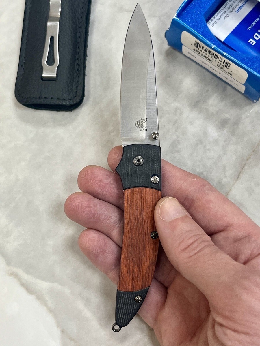 NEW Benchmade 480 Shoki NakLok - 557/1000 Limited 🥇 GOLD
