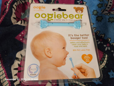 NEW Oogiebear - The Safe Baby Nasal Booger and Ear Cleaner. Free Shipping!