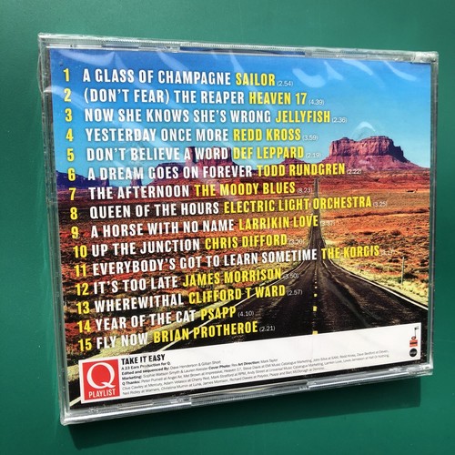 TAKE IT EASY (15 Soft Rock Anthems) CD Def Leppard • Jellyfish • Moody Blues NEW - Picture 2 of 5