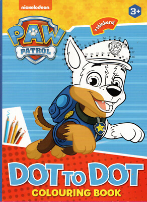 Auswahl: PAW PATROL - COLOURING BOOK - COLOUR BY NUMBER, COPY, DOT TO DOT - NEU