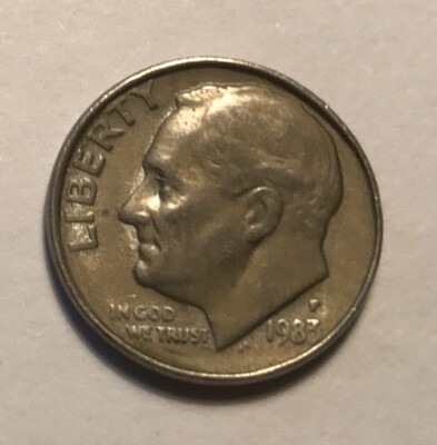 United States 1983 P Roosevelt Dime Dryer Smooth Rim Very Nice