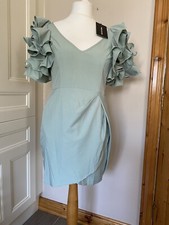 pretty little thing 14 dress . Sage Green New With Label