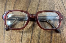 Romco Rochester US Army Eyeglasses Frame 4 1/2 - 5 3/4 Unisex Brown Square 52-22