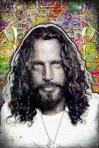 CHRIS CORNELL 8x10in Tribute Poster, SOUNDGARDEN Cornell Portrait Free Shipping - Picture 5 of 5