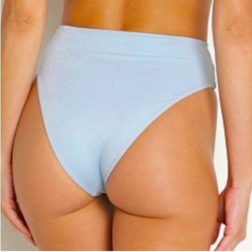 New L*Space Nancy Lee Bitsy Swim Bottoms in Shimmery Light Blue size M - Picture 6 of 10