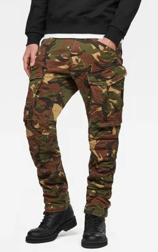 G-Star Raw Rovic 3D Straight Tapered Canvas Woodland Army G-Star Raw Rovic 3D Straight Tapered Canvas Woodland Army