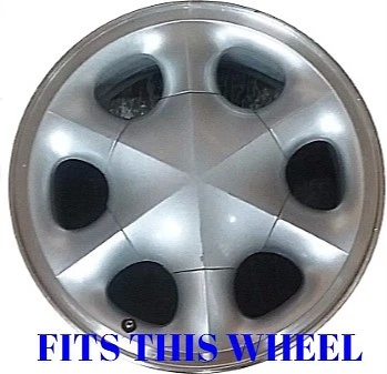 FOR 1995-1999 OLDSMOBILE AURORA 16" 6 SPOKE WHEEL HUB CENTER CAPS SET NEW SILVER - Image 4 of 4