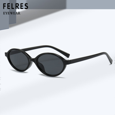 Men Women Oval Small Frame Sunglasses Fashion Outdoor Glasses UV Protection