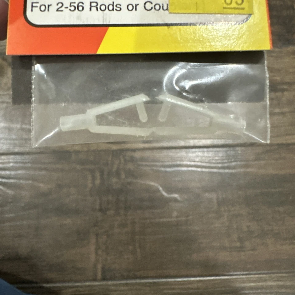 Dubro #228 Mini Kwik-Link Nylon Auto Roscado para 2-56 Varillas o Acopladores Foto 3 de 4