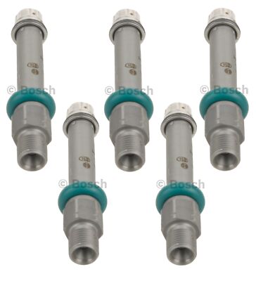 NEW Set of 5 Bosch Fuel Injectors for Audi 100 200 5000 80 90 Quattro Coupe L5