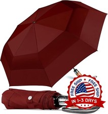 Paquetes De Paraguas De Viaje A Prueba De Viento Con Apertura Y Cierre NEW US.