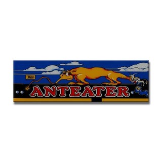 Anteater Premium Arcade Marquee Insert Reproduction Header Backlit Sign
