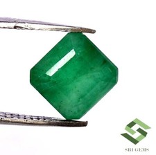 7x7 mm Natural Emerald Octagon Cut 2.16 CTS Untreated Loose Certified Gemstone