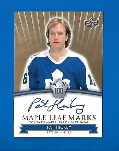 2017-18 TORONTO MAPLE LEAFS CENTENNIAL LEAF MARKS AUTOGRAPH & AKA CARD SEE LIST - Picture 69 of 91