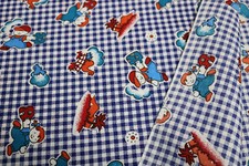 Stoff Meterware Vintage Retro 70er/80er Restcoupon 2 m, Ladenauflösung