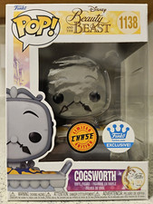 Funko Pop! Disney Beauty And The Beast COGSWORTH Shop Exclusive CHASE #1138