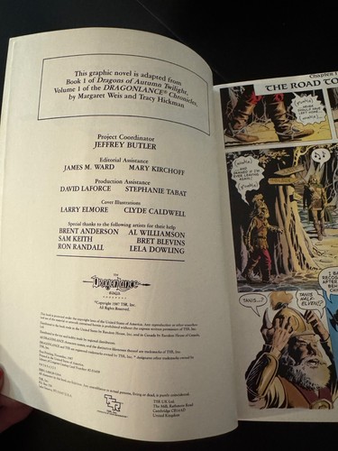 The Dragonlance Saga Book 1 - 4 Original Graphic Novel Set  TSR 1987 VG BF1 (A) - Picture 3 of 10