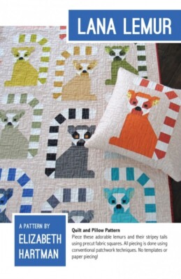 Elizabeth Hartman Steppmuster Lana Lemur Quilt
