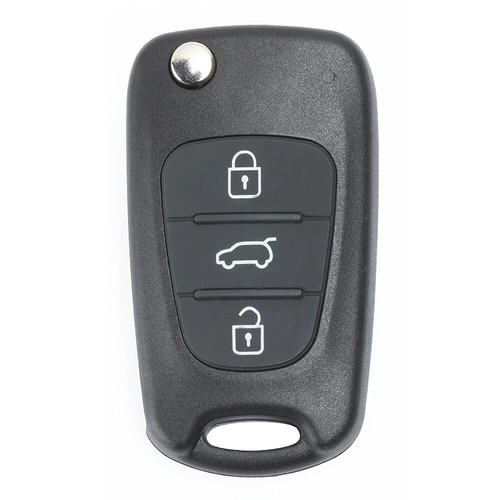 Flip Remote Car Key Fob 3 Buttons 433MHz ID46 for Kia Rio Ceed CeedPro Picanto - 第 3/6 張圖片