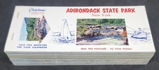 (15) 1950s PLASTICHROME ADIRONDACK STATE PARK POSTCARD BOOKLETS NOS NEW RARE 120