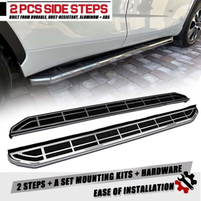 2PCS Running Boards Side Step Nerf Bar Fit 2023 2024 Chirey JETOUR X70 X70 PLUS