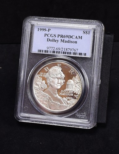 1999-P Dolley Madison Commemorative Silver Dollar - PCGS PR69DCAM (#55786-L)