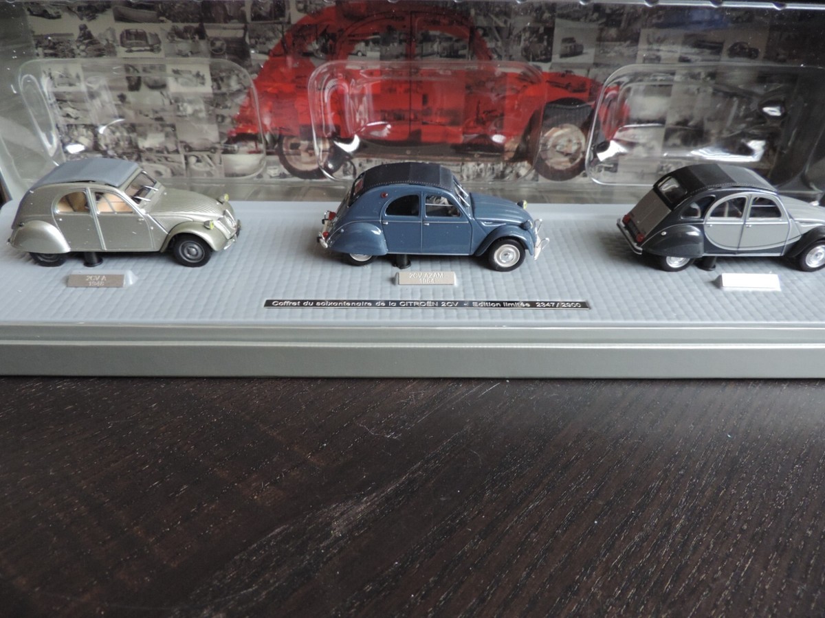 Coffret Norev 1/43 Centenaire Citroën - 2CV Spot 1976 + Ami One Concept