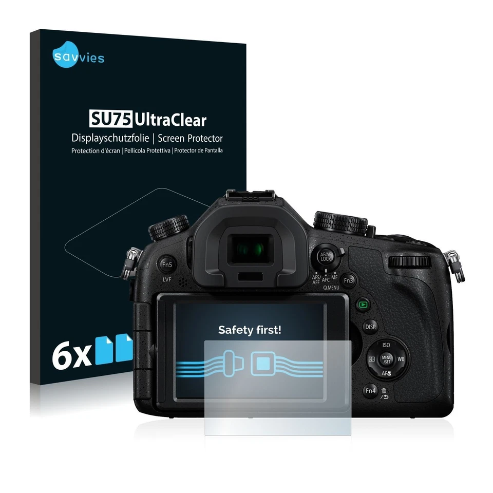 6 x Transparent ULTRA Clear Screen Protector  for    Panasonic Lumix DMC-FZ1000, - Image 2 of 4