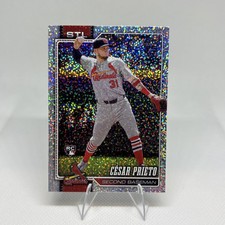 🔥⚾️💎2026 Topps Series 1 Cesar Prieto Silver Speckle Crackle Foil💎⚾️🔥