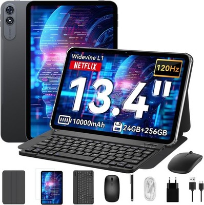 TABWEE T60 Pro 13.4 Zoll Wifi Tablet Andriod15 24GB+256GB 10000mAh Gemini AI 2.0