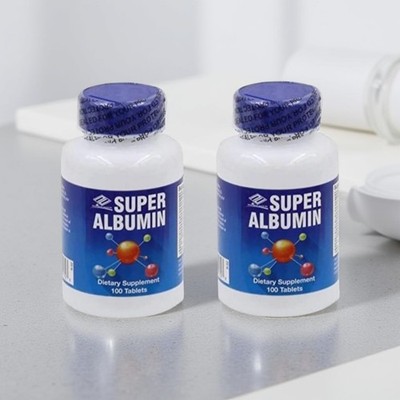 2 x Super Albumin 500 mg 100 Tablets 6 Months Supply 2 ×100 = 200 tablets 