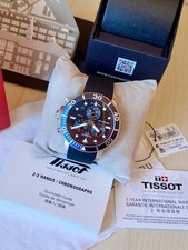 Tissot Seastar 1000 T-Sport Batman Steel Men's Chronograph Blue-Black Dial Diver 8