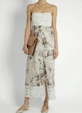 ZIMMERMANN Halcyon Dress s.0 AU 8 US 4 cutout paisley-print cotton-voile mini