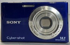 Used Sony Cyber-Shot DSC-W330 14.1 MP Carl Zeiss Lens Blue