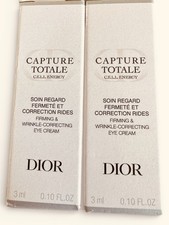 2X Dior Capture Totale C.E.L.L Energy Firming  Wrinkle-Correcting Eye Cream 3ml