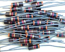 NOS 3KΩ Ohm 5% 1W Carbon Comp Resistors (Lot of 40)