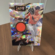 2025 Select Baseball Cam Smith Jersey Patch  RC Silver Ice Top Rookie SP Astros
