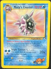 Gym Heroes - Misty's Cloyster 29/132 Non Holo Rare MP on eBay
