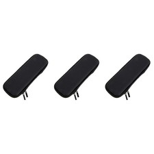 3 Count Harmonica Carry Bag Case for Multiple Harmonicas Black Holder