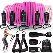 HPYGN Resistance Bands for Working Out, Exercise Bands for Women, Workout Ban...