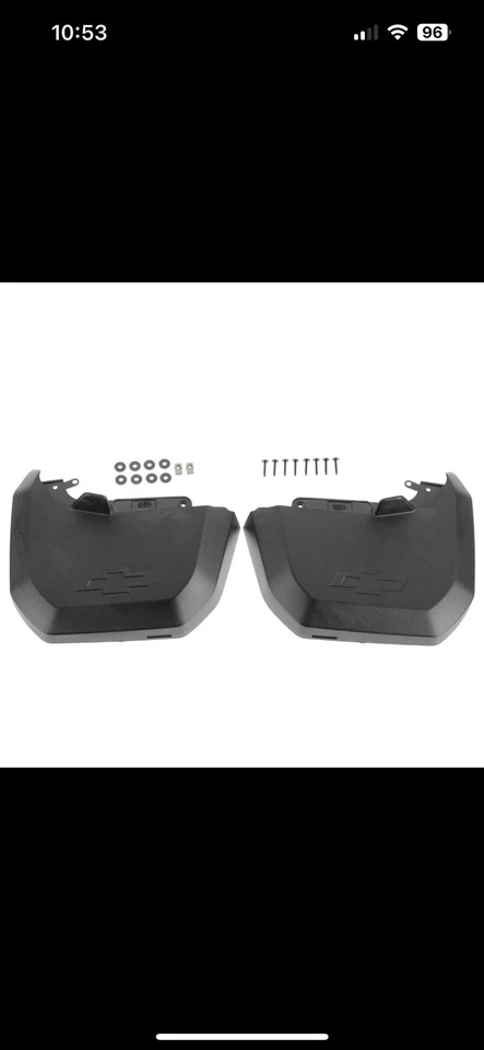 Protector contra salpicaduras trasero OEM NUEVO GM 2023-2025 Chevrolet Colorado guardabarros 84944111 Foto 2 de 2