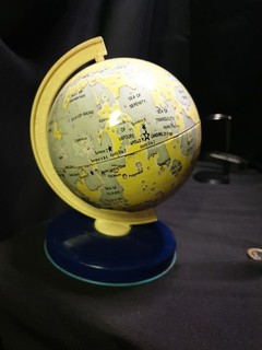 "Moon Globe" By Chad Valley Tinplate/Plastic In Excellent Condition. Plus Box.