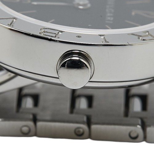 BVLGARI Bulgari Bulgari Watches BB26Stainless Steel Quartz black dial Women ... - Picture 5 of 13