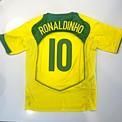 Shirt Nike Brazil 10 Ronaldinho Reissue 2004 Size L Limited