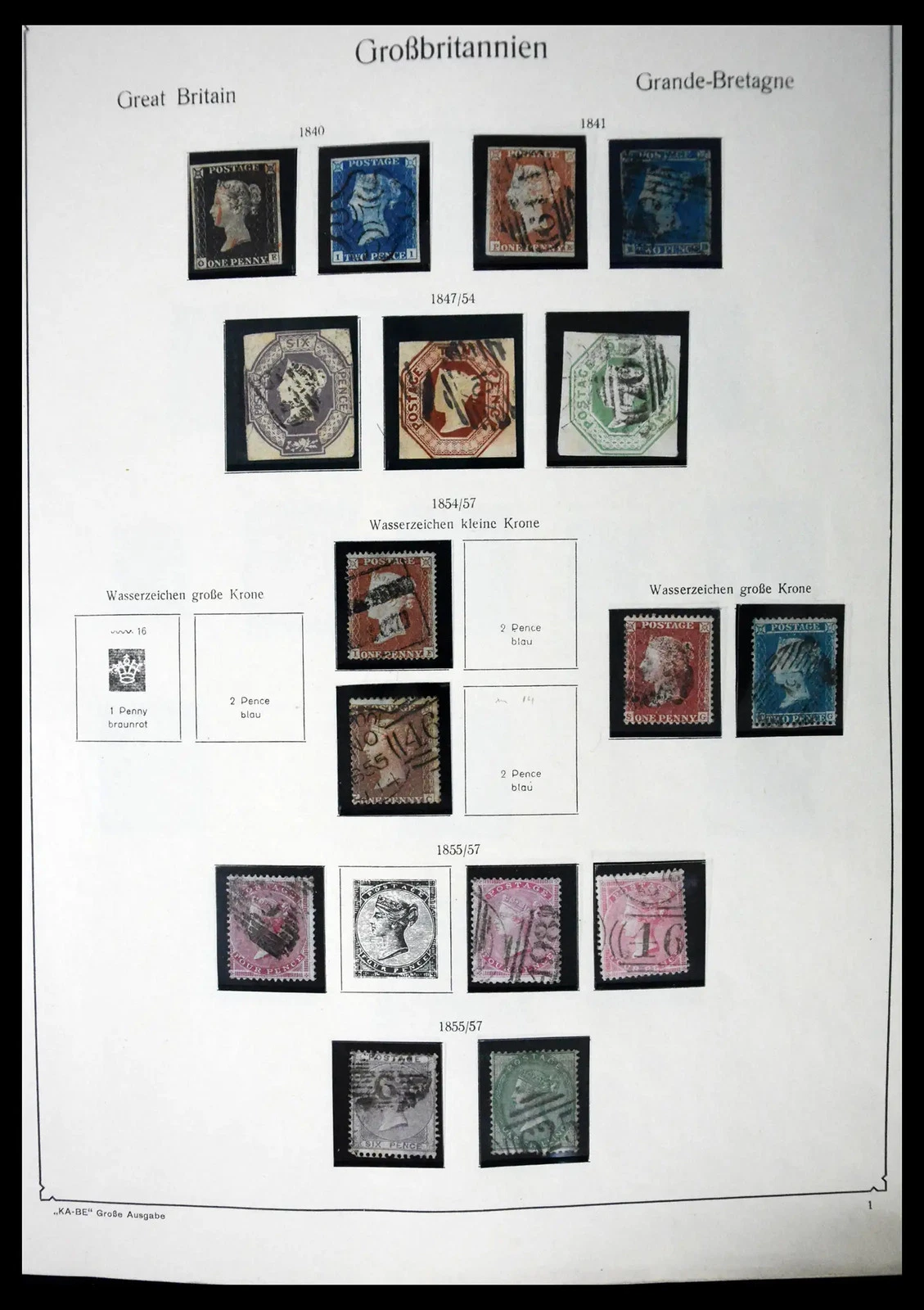 Great Britain stamp collection