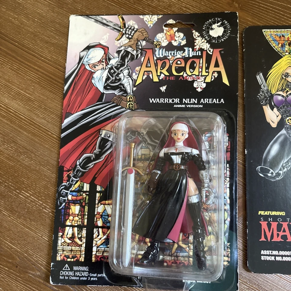 Figuras de acción Warrior Nun Areala y Shotgun Mary prensa antártica selladas de fábrica Foto 3 de 4