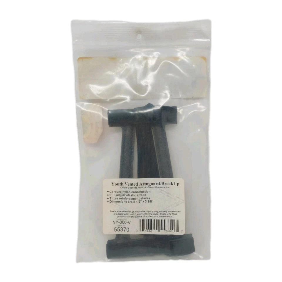 Neet Archery Products Youth Vented Arm Guard: Camo Nylon: Elastic Straps 55370 - Image 2 of 3