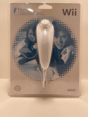 Nintendo Wii White Nunchuck Genuine Official OEM - Brand New Sealed