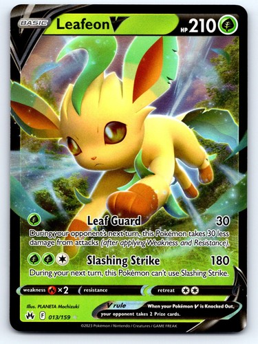 Leafeon V SWSH: Crown Zenith 013/159 NM
