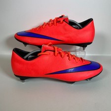 Nike Mercurial Victory Football Boots Men's UK 12 Crimson Pink SG 651633-650